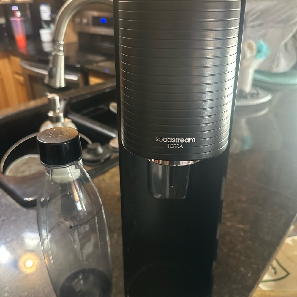 SodaStream Terra Black Sparkling Water Maker